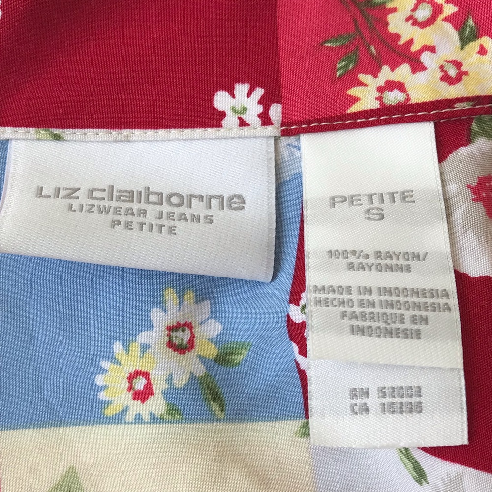 Sold🍯5/$15 vintage 1980’s Preppy Patchwork Quilt look country chic - Picture 4 of 9